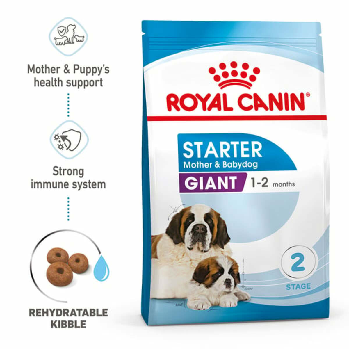 Bild 1 von ROYAL CANIN GIANT Starter für tragende Hündin und Welpen sehr großer Rassen 15kg