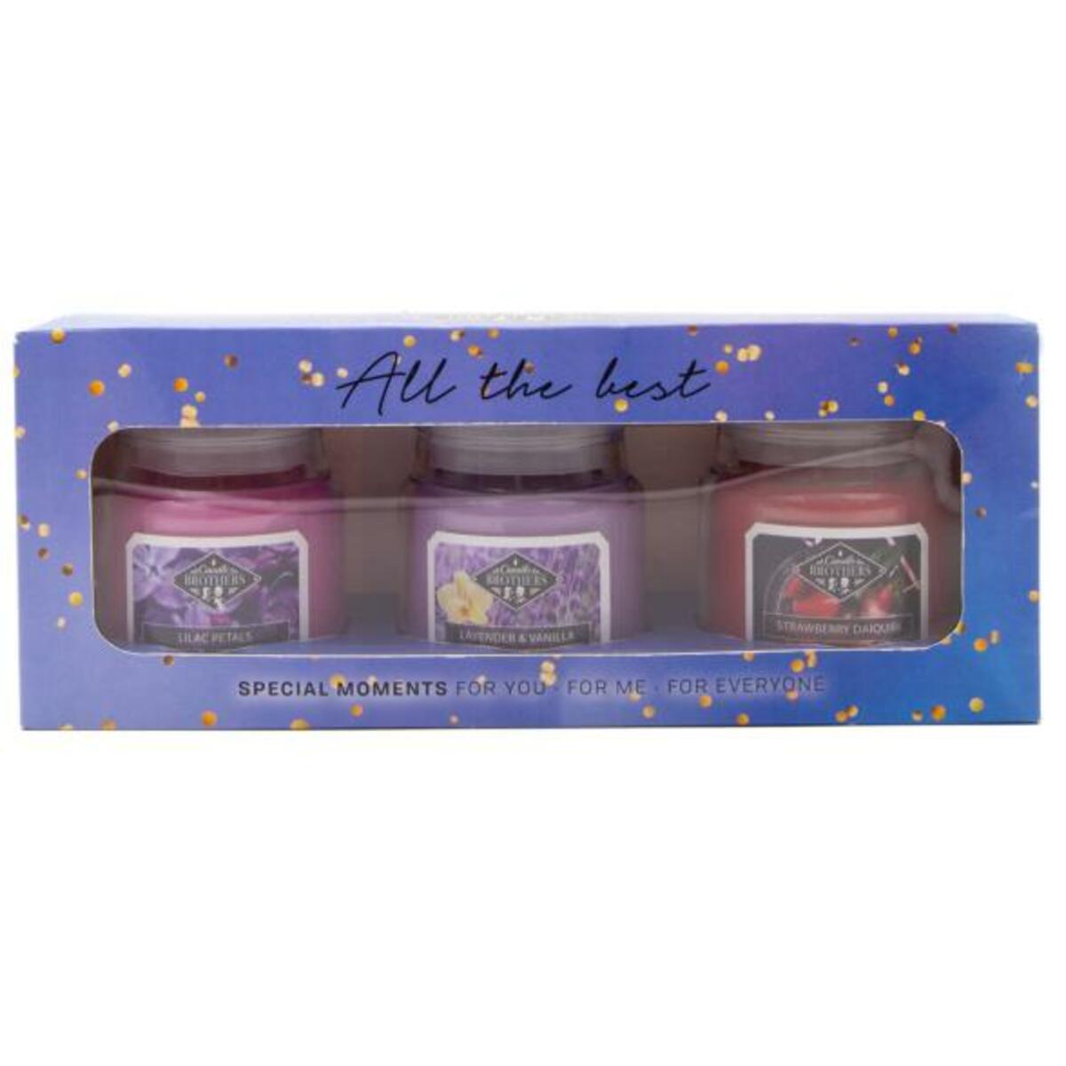 Candle Brothers Duftkerzen 'All the best', 3er Set von 123.tv ansehen!