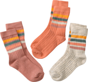 ALANA Kinder Socken, Gr. 19/22, mit Bio-Baumwolle, rosa