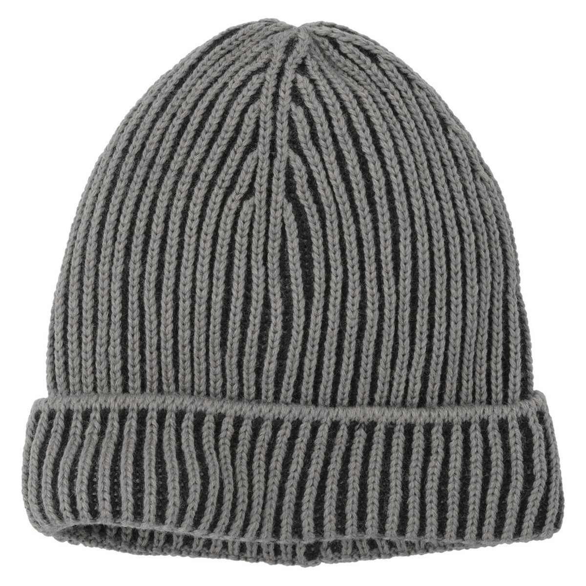 Bild 1 von Kinder Mütze in zweifarbiger Rippstruktur