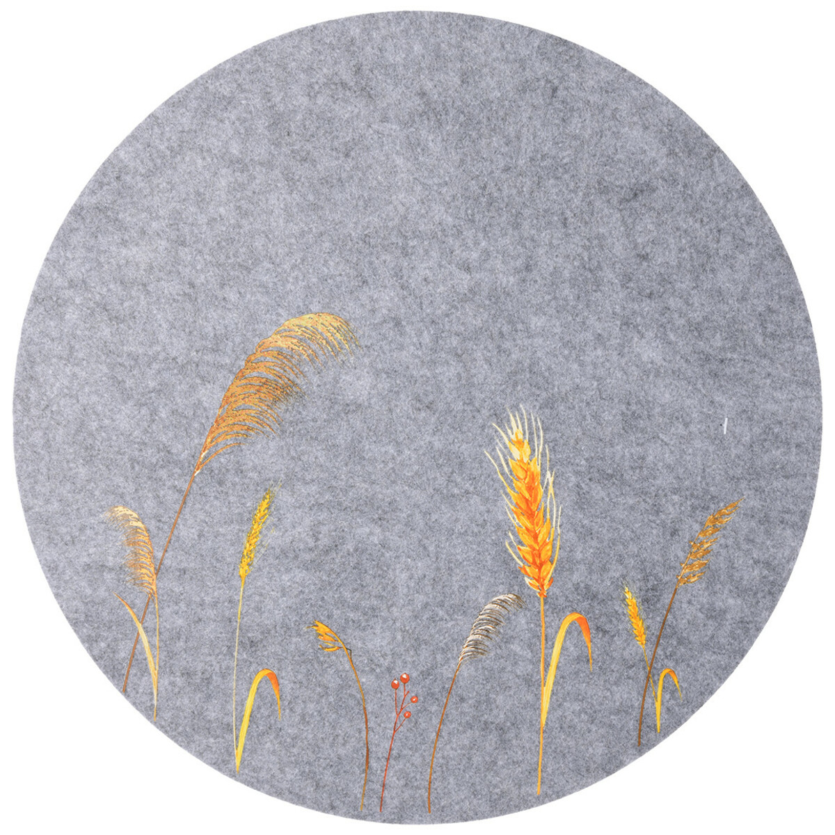 Bild 1 von Filzplatzset mit Gräser-Print