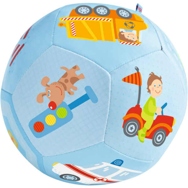 Bild 1 von Babyball Fahrzeug-Welt,14 cm Ø HABA 302482