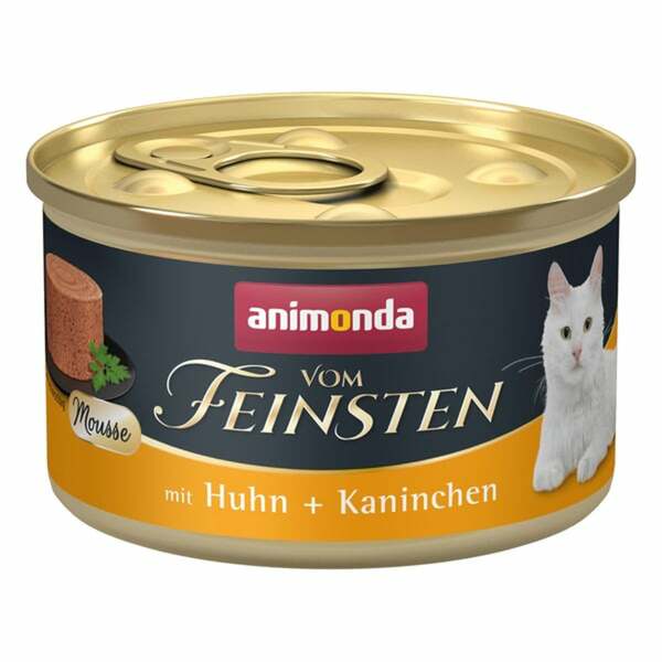 Bild 1 von animonda vom Feinsten Mousse mit Huhn + Kaninchen 24x85g