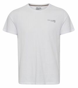 BLEND Tee Herren Sommer T-Shirt mit Palmendruck Baumwoll-Shirt 20712077 110601 Weiß
