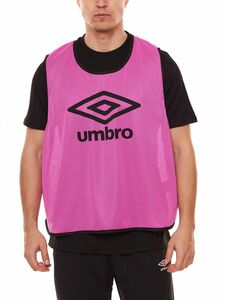 umbro Training Bib Herren Shirt bequemes Kennzeichnungs-Leibchen UMTM0460-U18 Pink