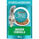 Bild 1 von PURINA ONE INDOOR FORMULA in Sauce Thunfisch 26x85g