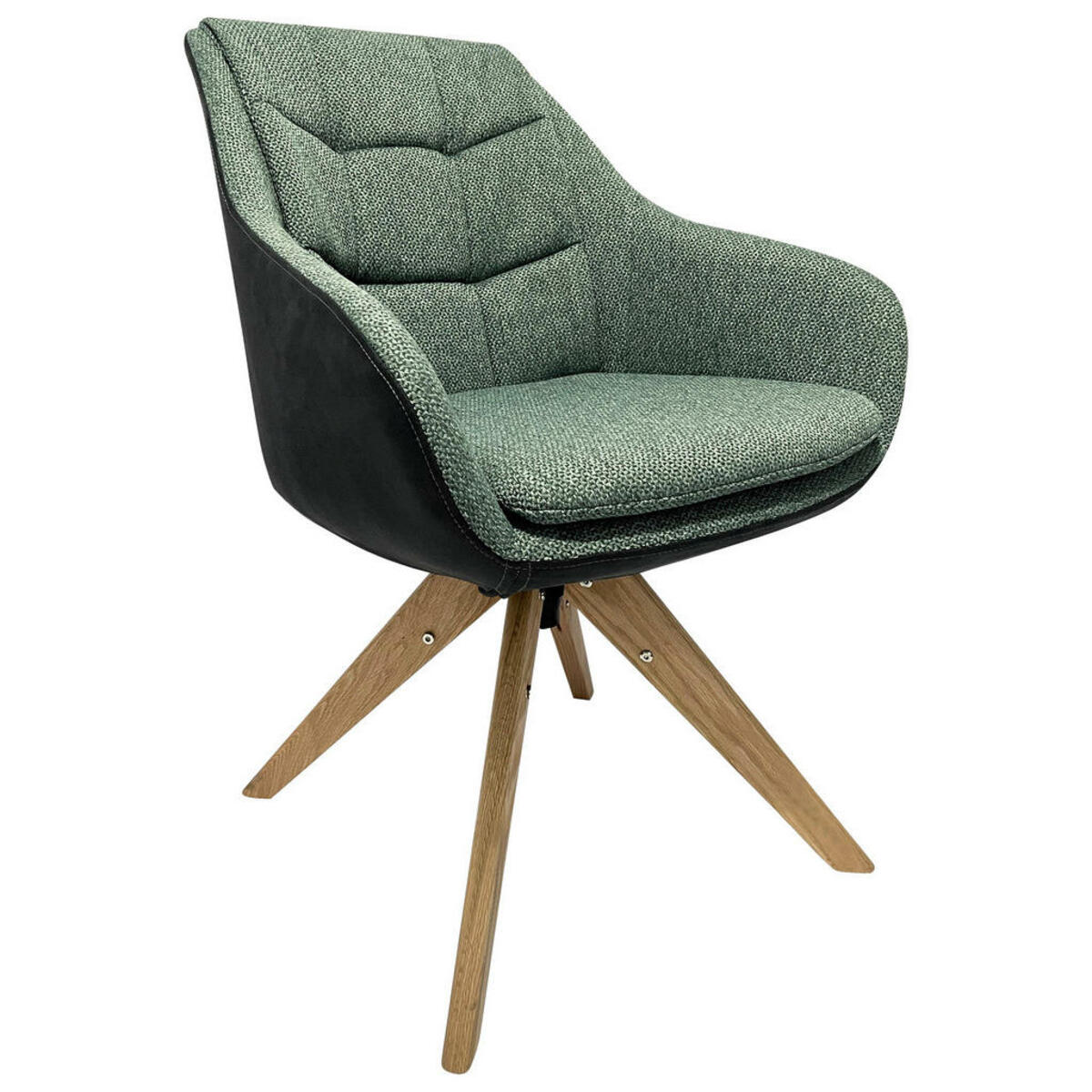 Bild 1 von Landscape ARMLEHNSTUHL Anthrazit, Grün, Eiche