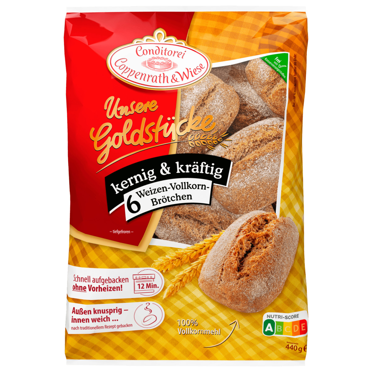 Bild 1 von Coppenrath & Wiese Weizen-Vollkorn-Brötchen 440g