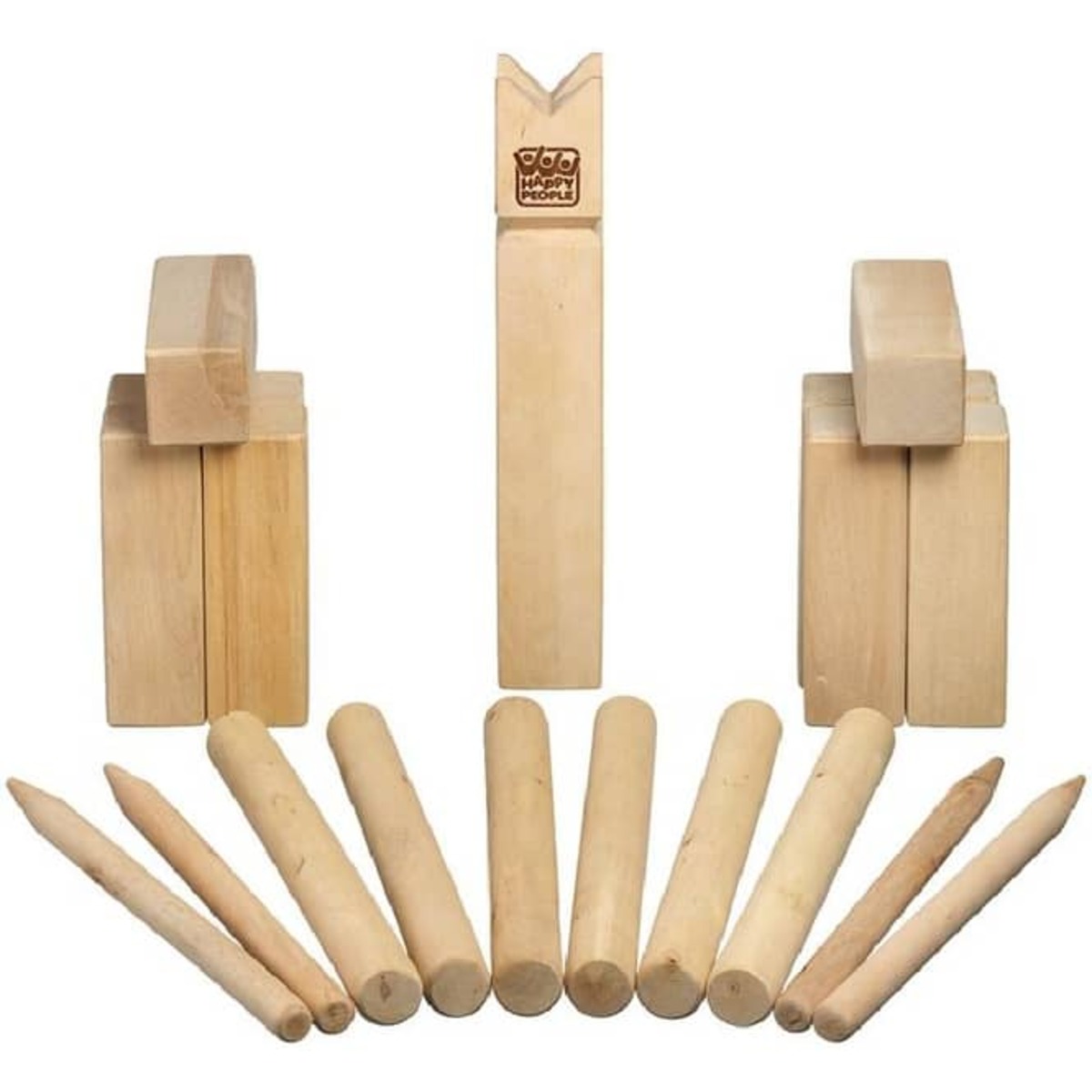Bild 1 von Wikinger-Spiel - Wikinger Kubb aus Holz, Outdoor Schach