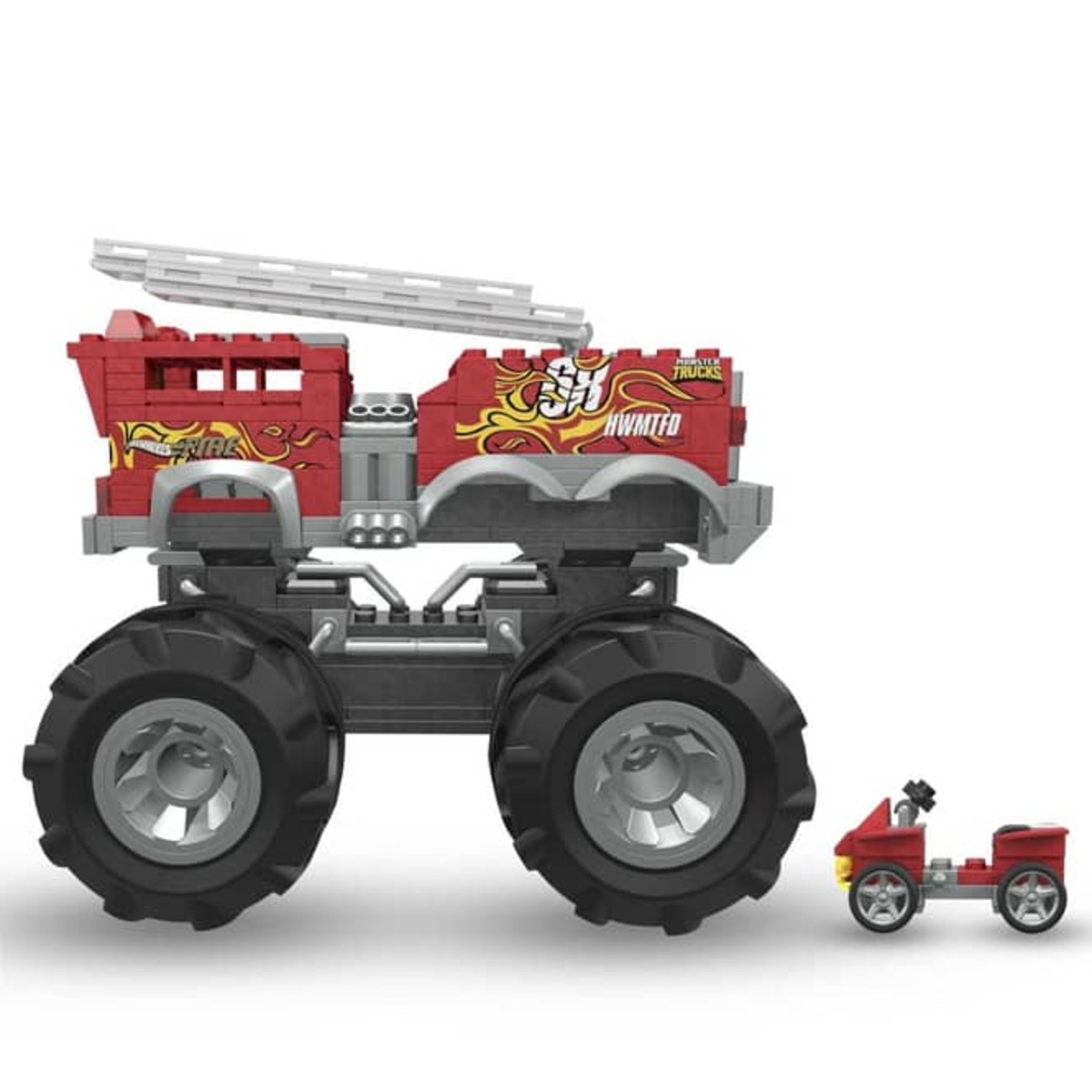 Bild 1 von MEGA Hot Wheels - 5 Alarm Monster Truck & Feuerwehrfahrzeug