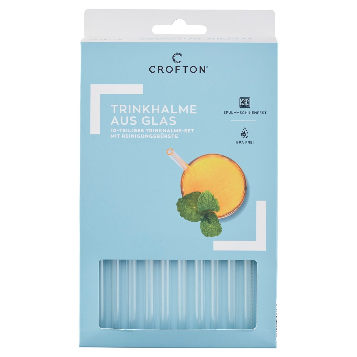 Bild 1 von CROFTON Trinkhalme aus Glas