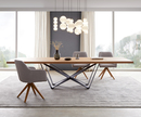 Bild 1 von Esstisch Edge 300x100 Eiche Natur Spider Flachstahl Schwarz