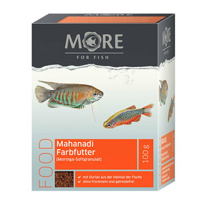 MORE FOR FISH Mahanadi Farbfutter 100 g