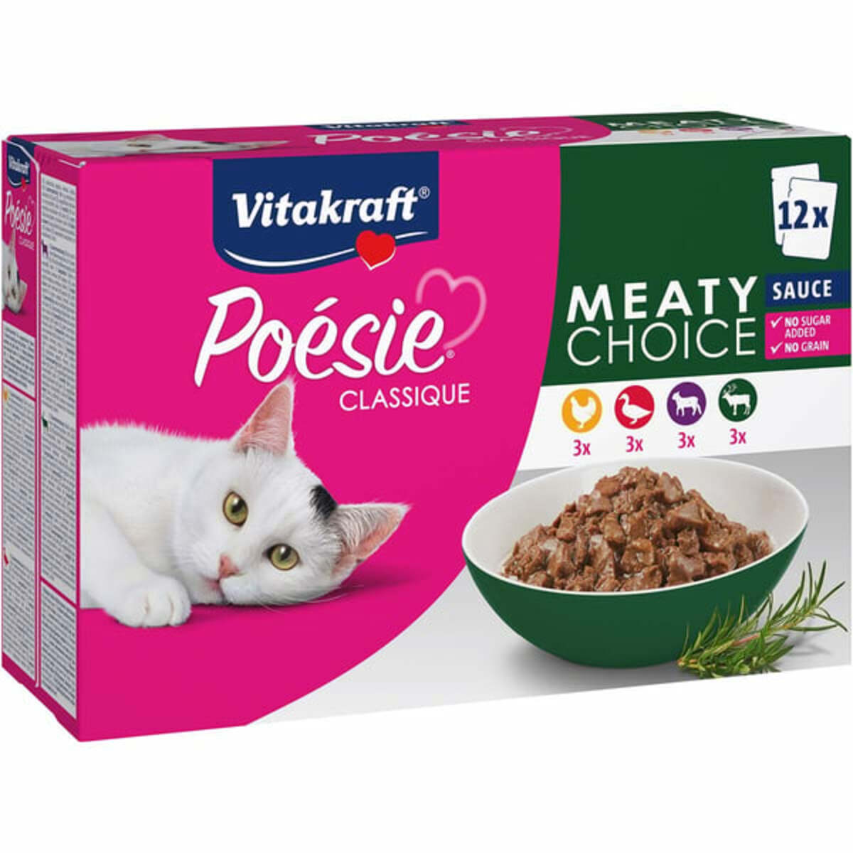 Bild 1 von Vitakraft Poésie Classique Meaty Choice Sauce 12x85g