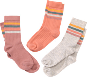 ALANA Kinder Socken, Gr. 31/33, mit Bio-Baumwolle, rosa