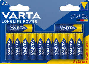 VARTA Alkaline-Batterien AA »Longlife Power«