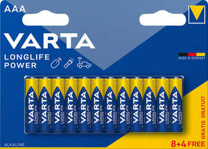VARTA Alkaline-Batterien AAA »Longlife Power«