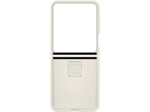 Bild 1 von SAMSUNG EF-PF731 Silicon Case with Ring, Backcover, Samsung, Galaxy Z Flip5, Cream