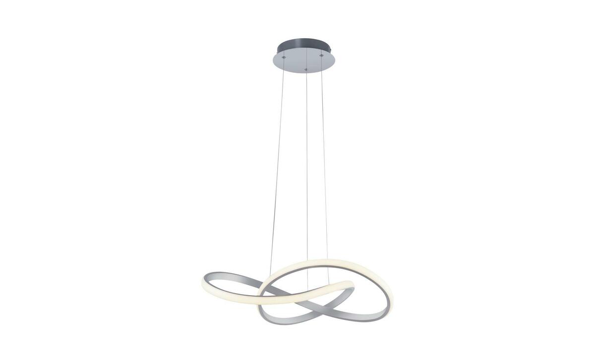 Bild 1 von LED Pendelleuchte silber Maße (cm): B: 57 H: 120 T: 57 Lampen & Leuchten