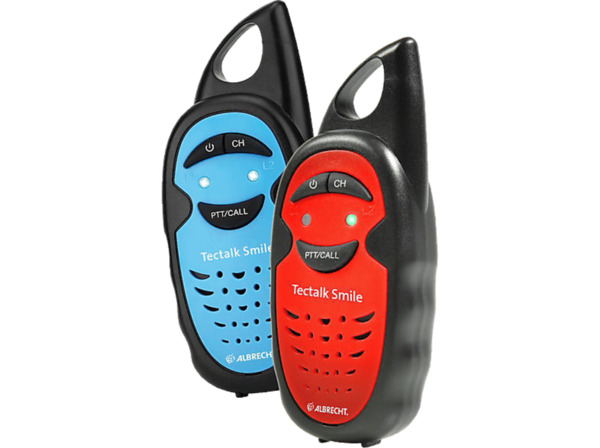 Bild 1 von ALBRECHT Tectalk Smile Kinder Walkie Talkie Rot/Blau