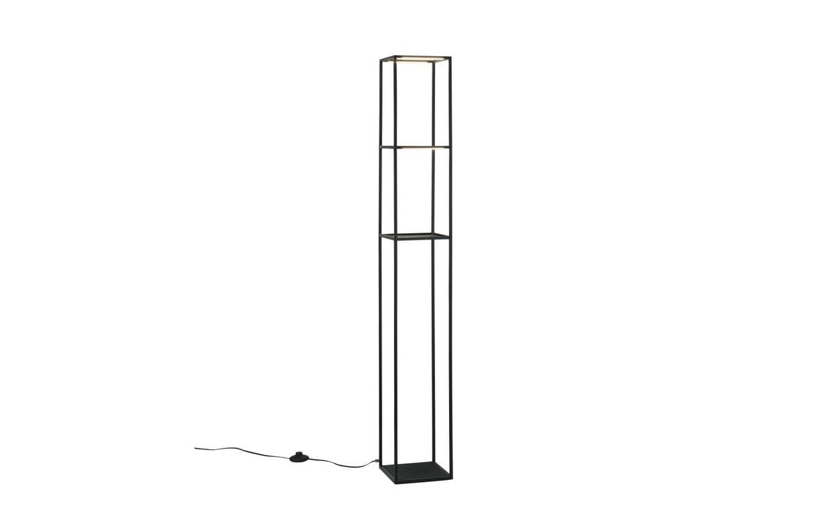 Bild 1 von LED Stehleuchte schwarz Maße (cm): B: 20 H: 140 T: 20 Lampen & Leuchten
