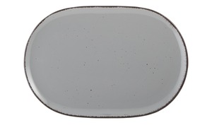 Peill+Putzler Servierplatte 40 x 27 cm  Siena grau Steinzeug Maße (cm): B: 27 Geschirr & Besteck