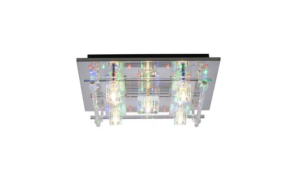 Bild 1 von LED Deckenleuchte silber Maße (cm): B: 50 H: 15 T: 50 Lampen & Leuchten