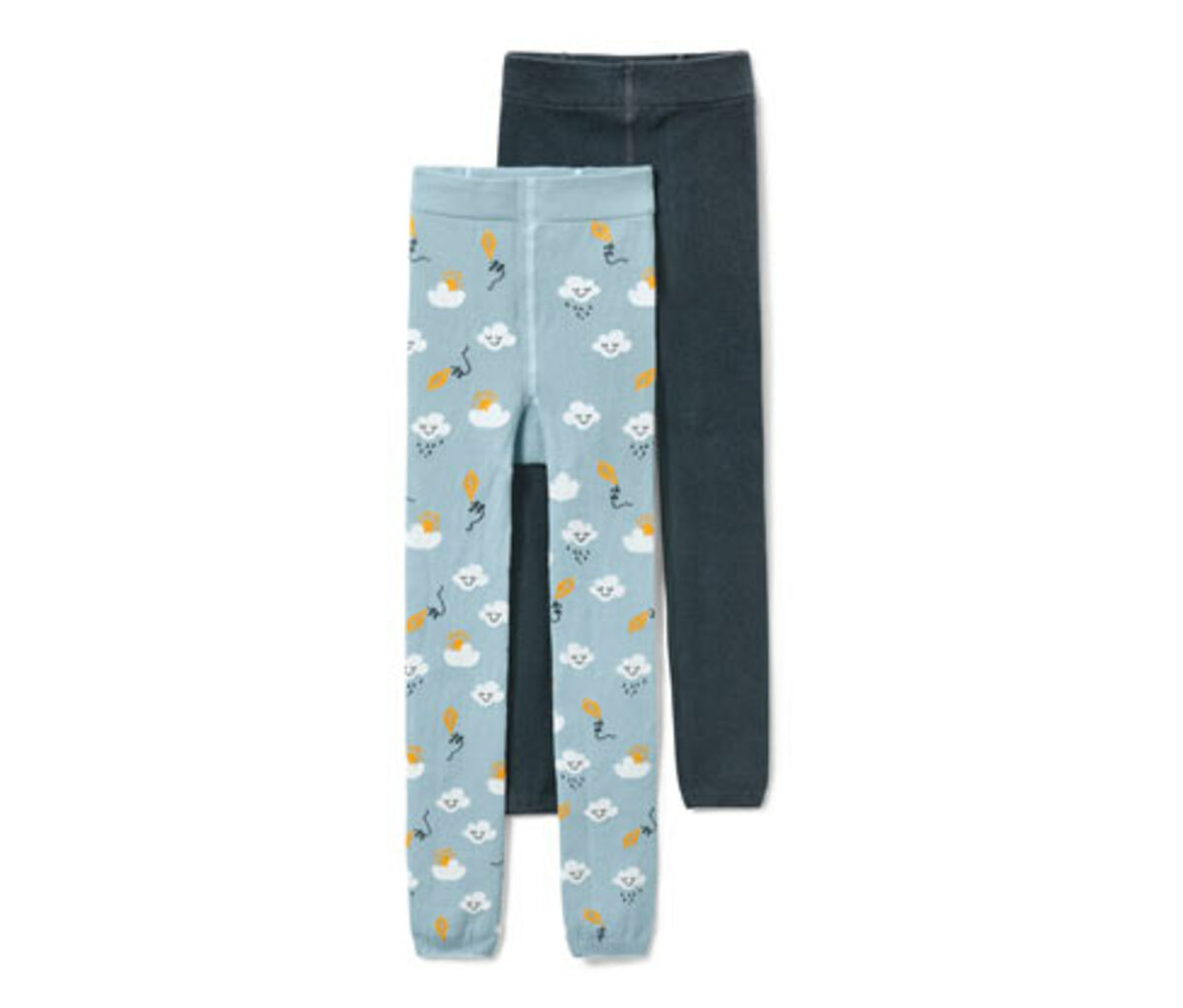 Bild 1 von 2 Kleinkinder-Strickleggings, Wolke