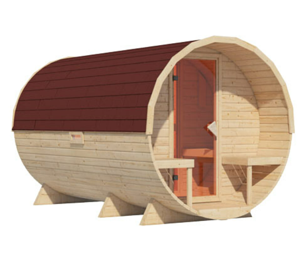 Bild 1 von Karibu Fasssauna »Nadi 3«