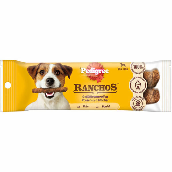 Bild 1 von Pedigree Hundesnack Gefüllte Mini Rolls mit Huhn