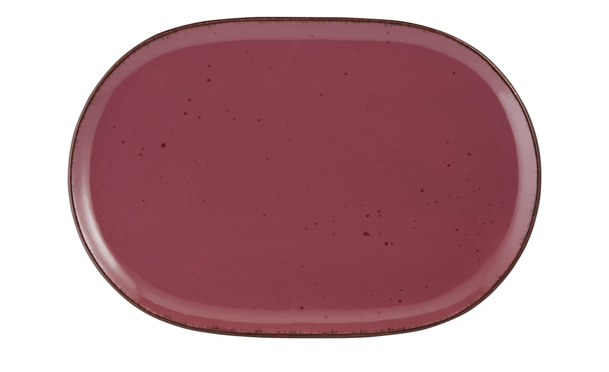 Bild 1 von Peill+Putzler Servierplatte 40 x 27 cm  Siena lila/violett Steinzeug Maße (cm): B: 27 Geschirr & Besteck