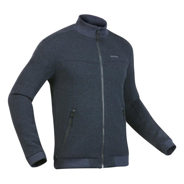 Bild 1 von Fleecejacke Herren warm Winterwandern - SH100 grau