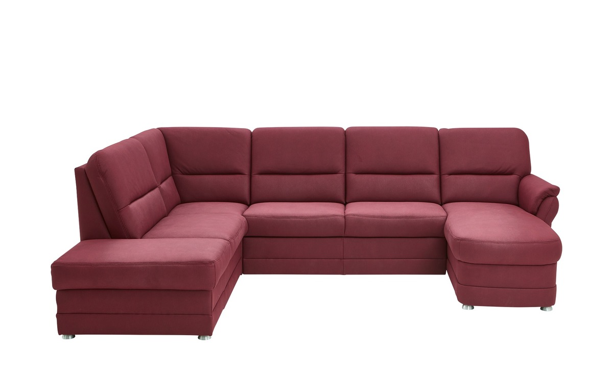 Bild 1 von Planform Wohnlandschaft  Polly Q rot Maße (cm): B: 289 H: 96 T: 218 Sofas