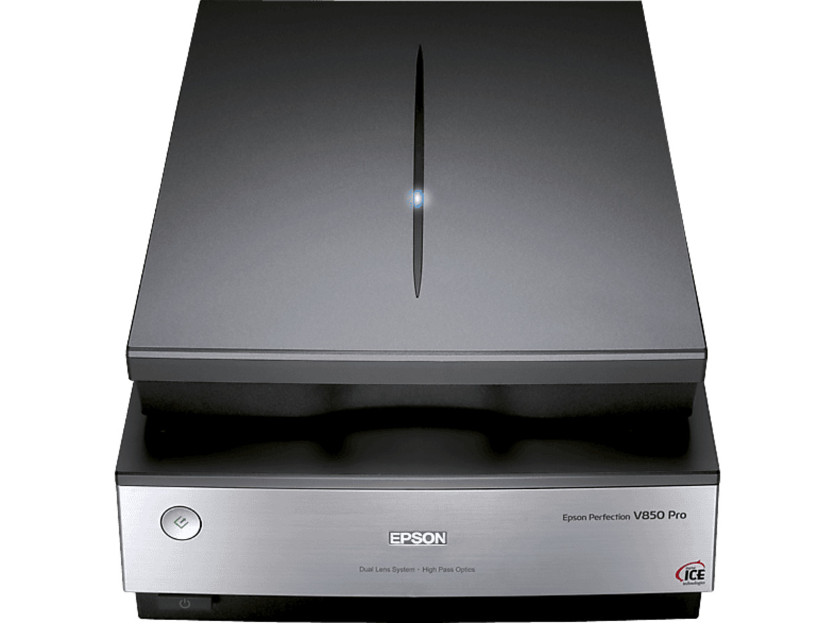 Bild 1 von EPSON Perfection V850 Pro Flachbett-Scanner , bis zu 6.400 dpi x 9.600 dpi, Matrix CCD