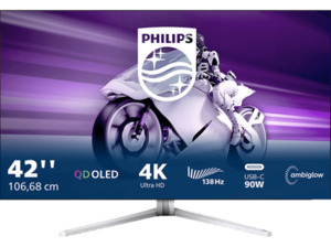 PHILIPS Evnia 8000 41,54 Zoll UHD 4K Gaming Monitor (0,1 ms Reaktionszeit, 138 Hz)