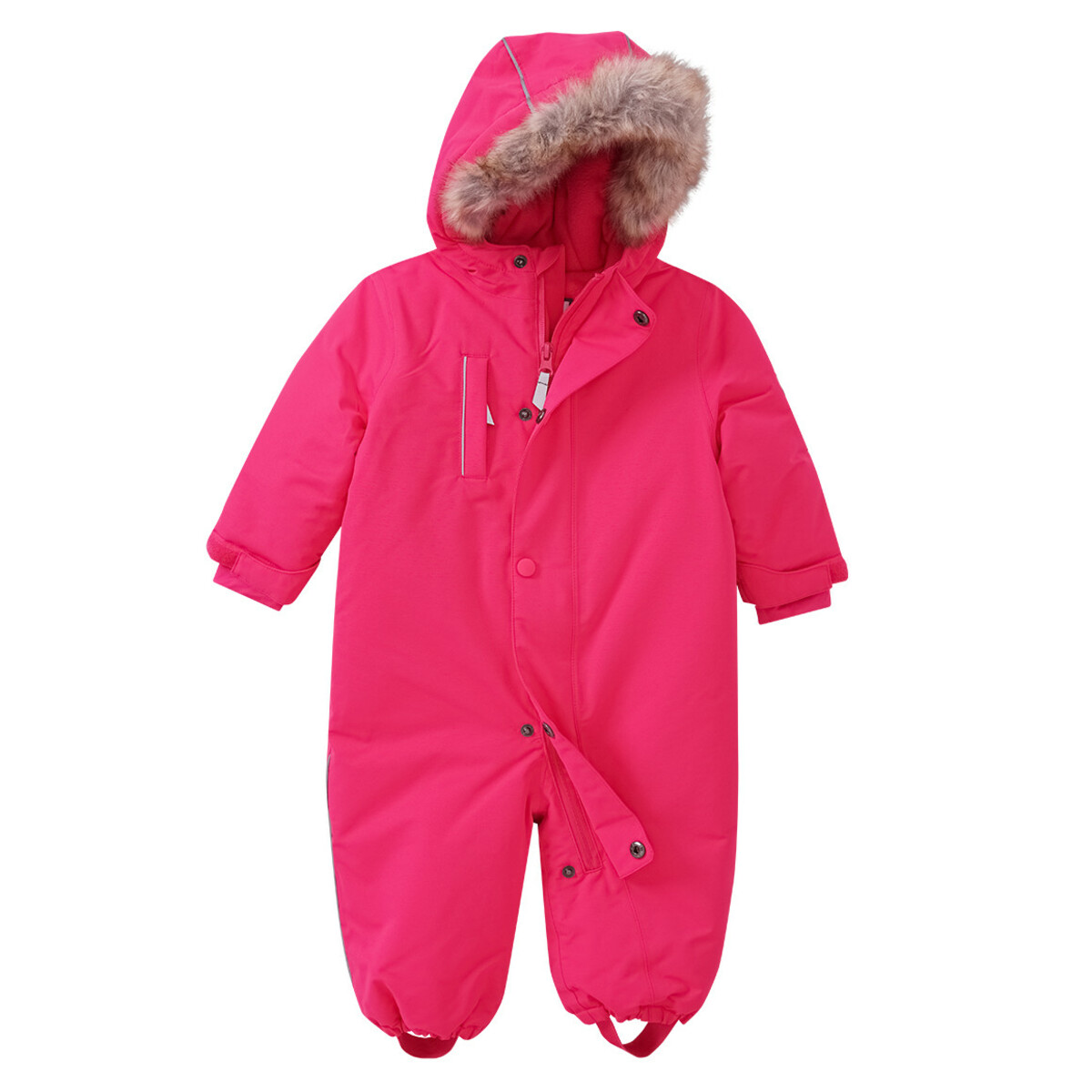 Bild 1 von Baby Schneeoverall mit Fellimitat