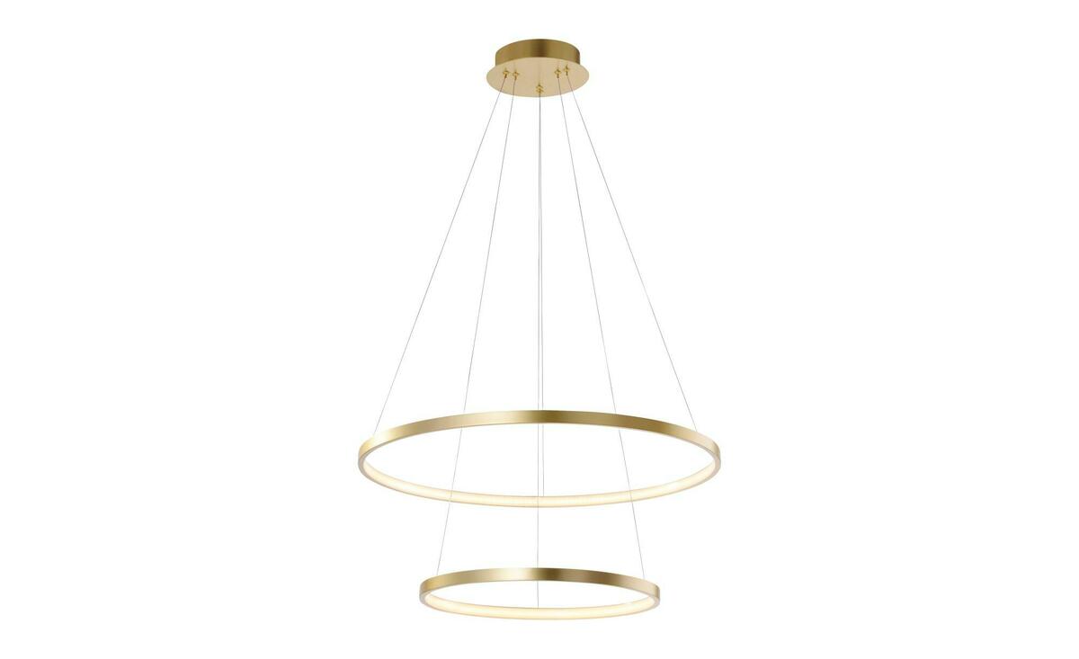 Bild 1 von LED Pendelleuchte gold Maße (cm): B: 50 H: 120 T: 50 Lampen & Leuchten