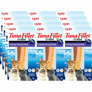 CIAO Thunfischfilet mit Garnelen-Geschmack, 12er Pack