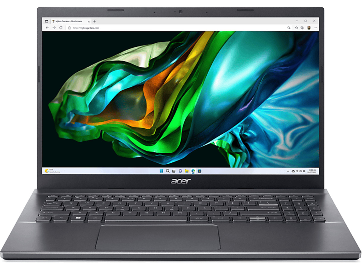 Bild 1 von ACER Aspire 5 (A515-57G-567X) mit Tastaturbeleuchtung, Notebook 15,6 Zoll Display, Intel® Core™ i5 Prozessor, 16 GB RAM, 512 SSD, NVIDIA Geforce RTX 2050, Steel Gray