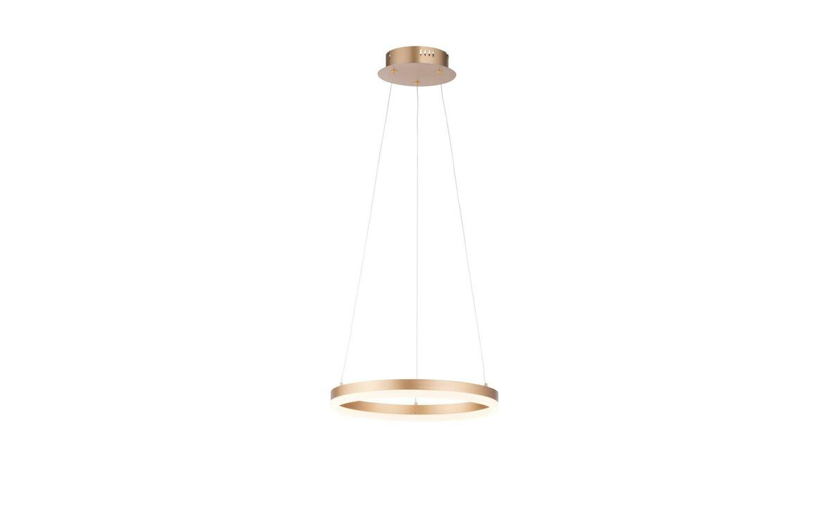 Bild 1 von LED Pendelleuchte gold Maße (cm): B: 45 H: 11 T: 45 Lampen & Leuchten