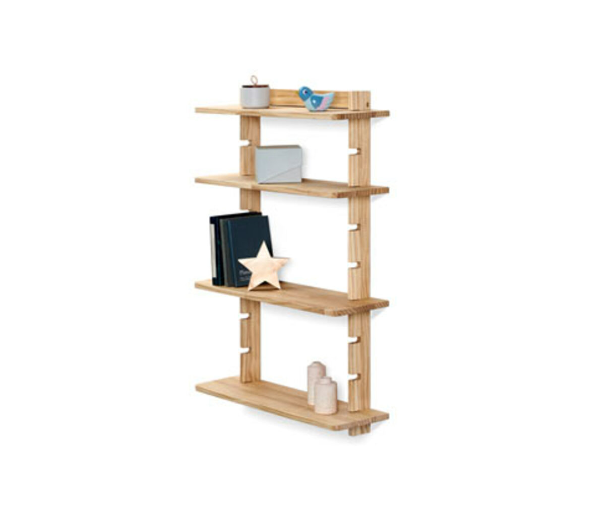 Bild 1 von Wandregal mit 4 höhenverstellbaren Böden