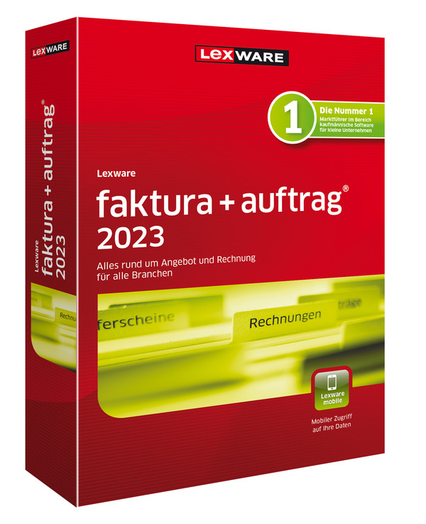 Bild 1 von Lexware faktura+auftrag 2023 - [PC]