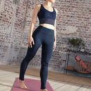 Bild 1 von Leggings Damen dynamisches Yoga - schwarz