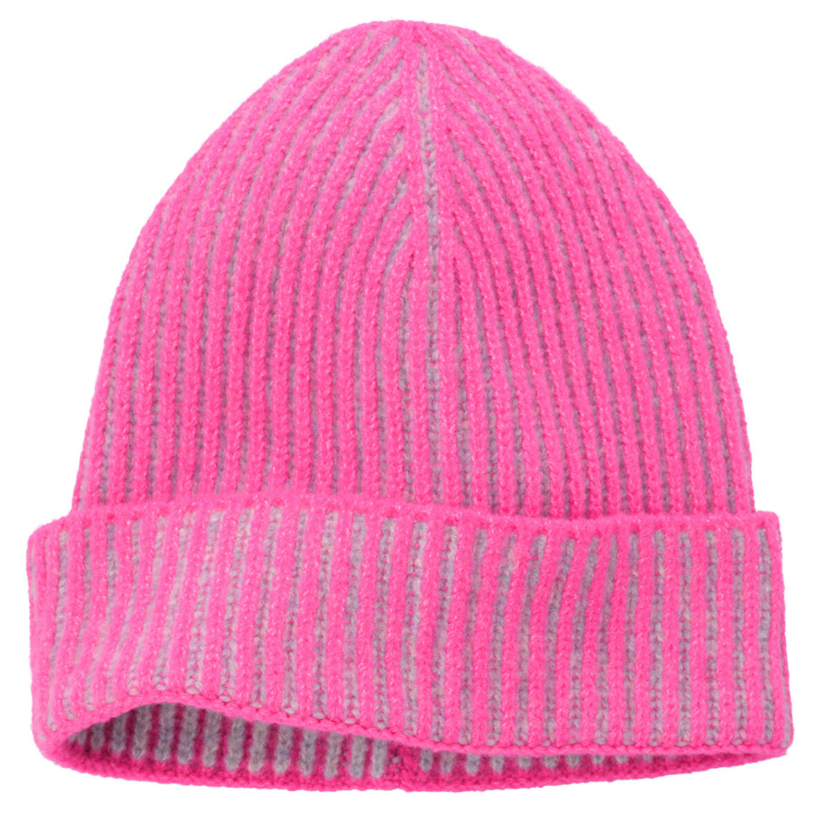 Bild 1 von Mädchen Mütze in zweifarbiger Rippstruktur
