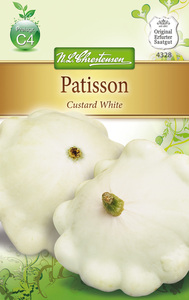 Patisson Zucchini Custard White