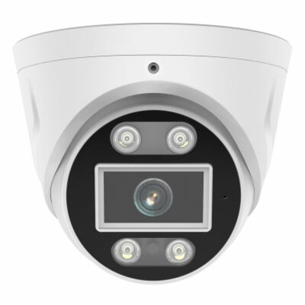 Bild 1 von Foscam T5EP Überwachungskamera Weiß 5MP (3072x1728), PoE, Integrierter Scheinwerfer und Sirene