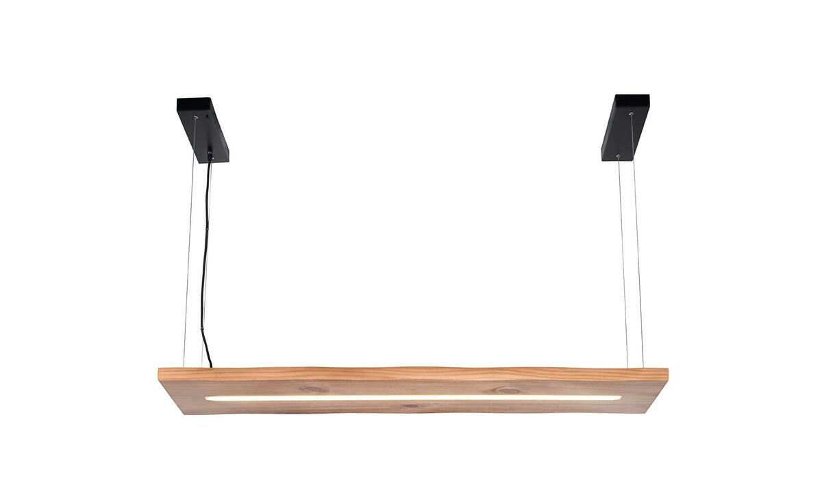 Bild 1 von LED Pendelleuchte holzfarben Maße (cm): B: 120 H: 120 T: 30 Lampen & Leuchten