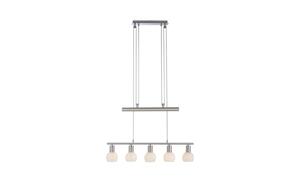 Pendelleuchte 5flg. silber Maße (cm): B: 10 H: 250 T: 75 Lampen & Leuchten