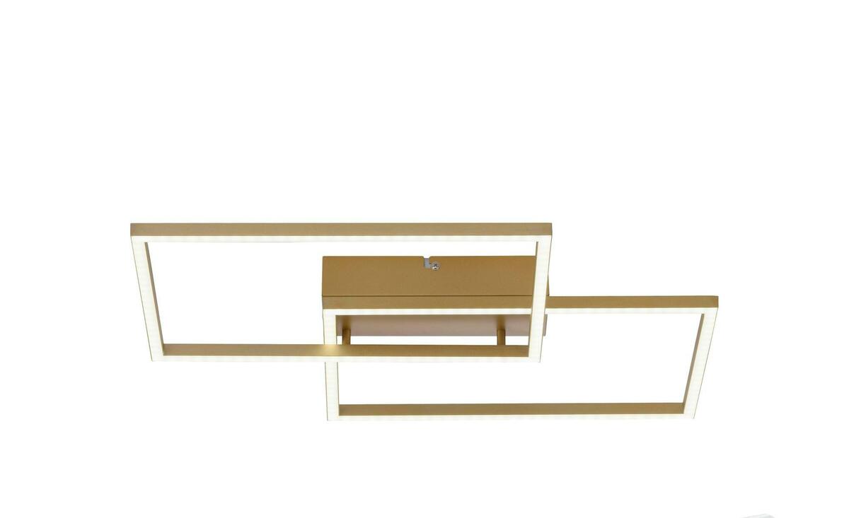 Bild 1 von LED Deckenleuchte gold Maße (cm): B: 42 H: 7 T: 50,4 Lampen & Leuchten