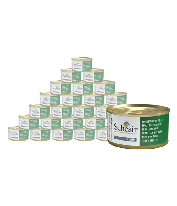 Bild 1 von Schesir® Nassfutter für Katzen Jelly Adult, 24 x 85 g